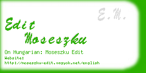 edit moseszku business card